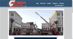 Desktop Screenshot of nevadasign.com