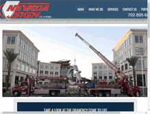 Tablet Screenshot of nevadasign.com